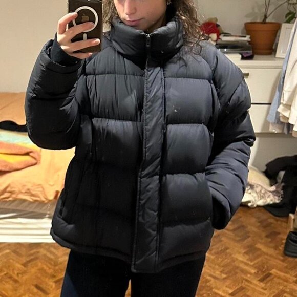 Navy Blue Uniqlo Puffer Jacket - Picture 1 of 5